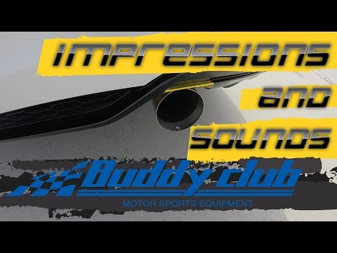 Buddy Club Racing Spec II Exhaust Impressions and Sounds - Honda Civic 2012 2013 2014 2015