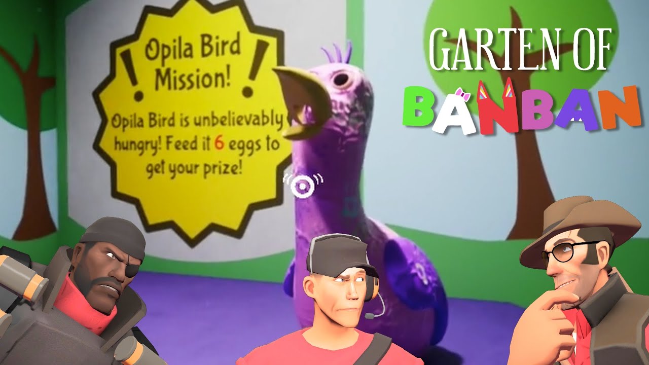 (TF2 AI/SFM) The Mercs Play Garten of Banban