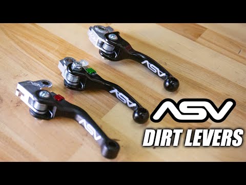 The difference between ASV C6, F4, and F2 Series Motorcycle Dirt Levers