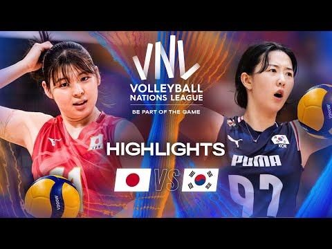Japan 🇯🇵 vs. Korea 🇰🇷 - Highlights | Week 3 | Women's VNL 2025
