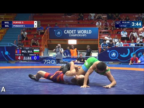 1/8 FS - 51 kg: D. PURVEE (MGL) v. I. POMAKOV (BUL)