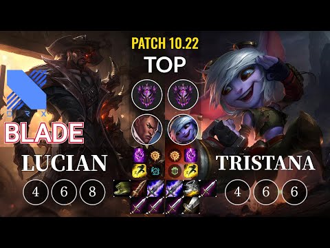 DRX Blade Lucian vs Tristana Top - KR Patch 10.22