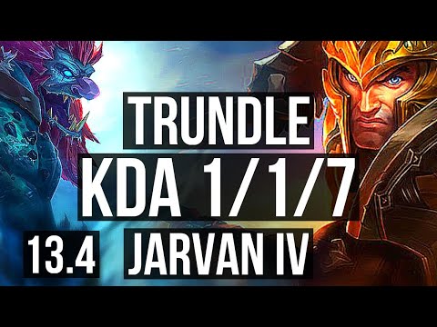 TRUNDLE vs JARVAN IV (JNG) | 1/1/7 | KR Master | 13.4