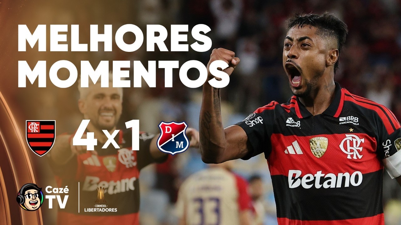 MELHORES MOMENTOS: FLAMENGO 4 X 1 IND. MEDELIN | FASE DE GRUPOS | CONMEBOL LIBERTADORES 2026