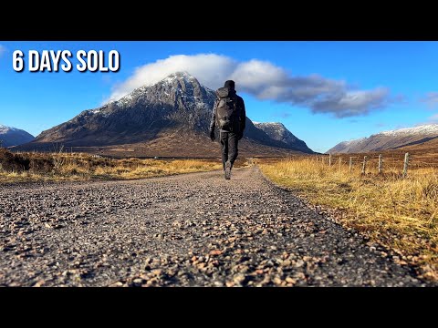 Sechs Tage allein auf dem West Highland Way im Winter