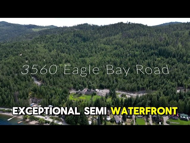 105 Acres for Sale Shuswap! 3560 Eagle Bay Rd in Land for Sale in Kamloops
