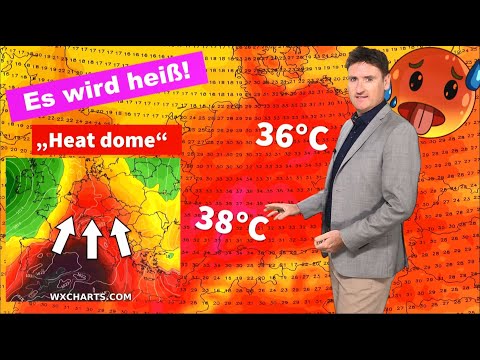Unwetterwarnung! Erst Orkanböen,  dann 35 °C bis 40 °C: Bleibt die Hitzewelle nun doch länger?