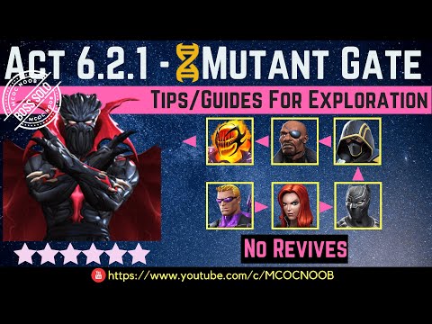 MCOC: Act 6.2.1 - Mutant Rarity Gate  - Tips/Guide - No Revives - Story quest