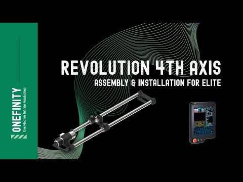 Onefinity CNC 4th Axis Rotary "The Revolution" for Elite Series with Masso Controller | Setup Video