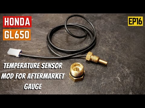 Honda CX500/GL500/650 Temperature Sensor Mod HOW TO / Adapting An Aftermarket Gauge