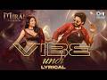 Vibe Undi Baby Lyrical Mirai Teja Sajja Ritika Gowra Hari Armaan Malik Telugu Hit Song