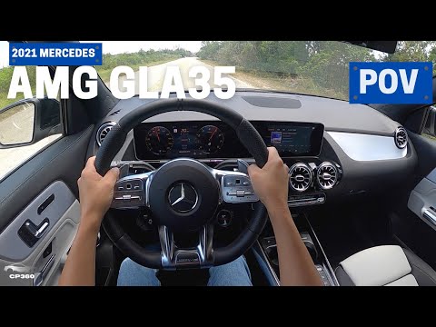 2021 Mercedes AMG GLA 35 ► POV Test Drive - Interior and Exterior