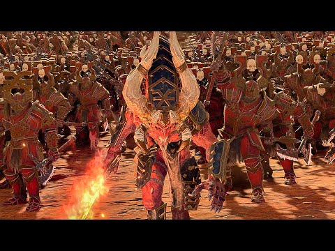 Total War Warhammer 3 | The Huge Battle: Khorne Attack Kislev | The Cinematic Battle