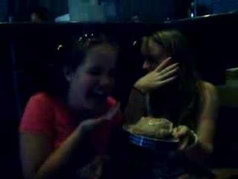 Kasey eating Ice Cream