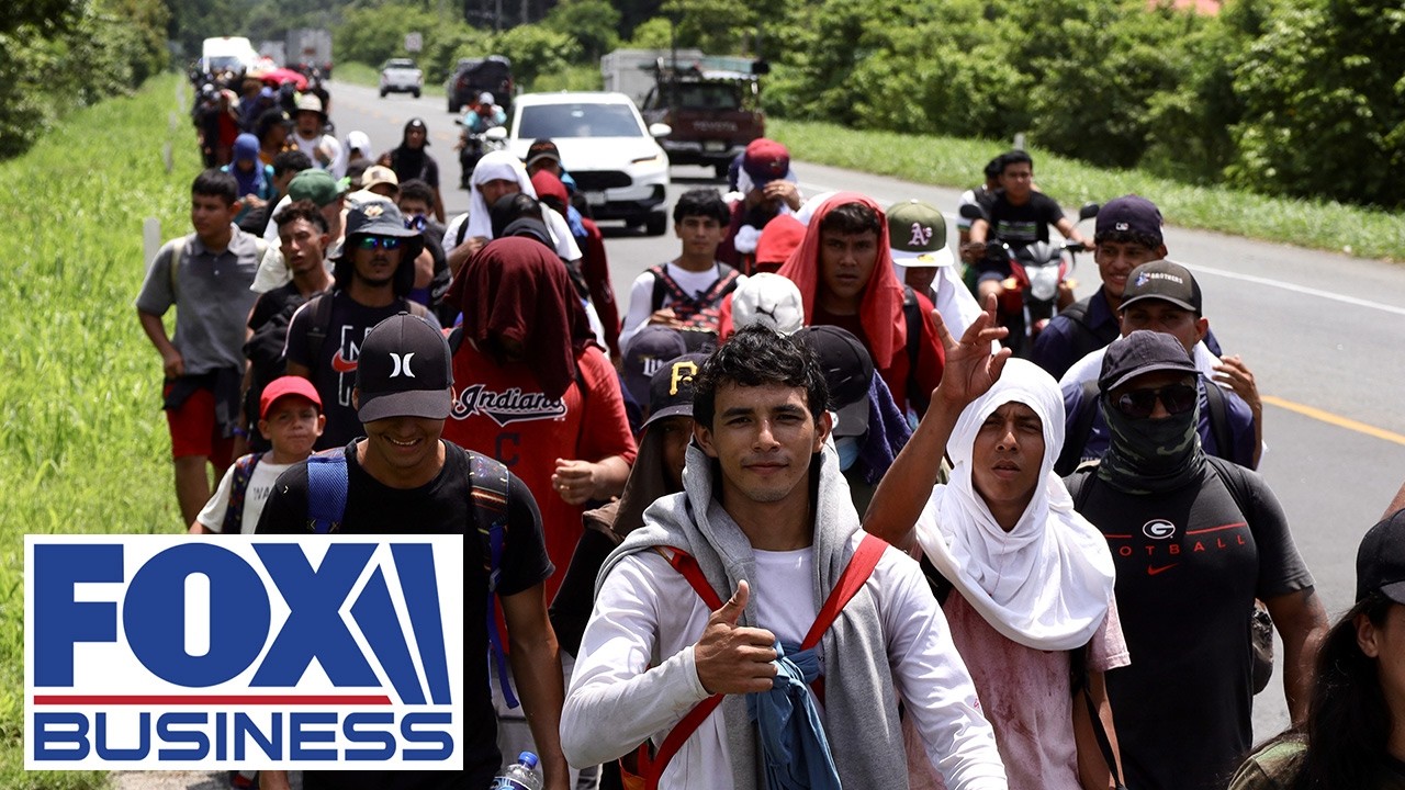 Migrant caravan BARRELS toward US border