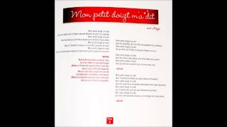 Mon petit doigt m'a dit - Alizée / Aldebert
