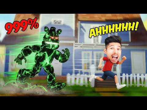 FREDDY HAS BECOME THE NEIGHBOR in HELLO NEIGHBOR and he's EVEN FASTER!! *ULTRA INSTINCT*