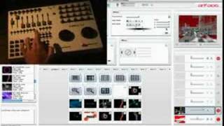 Video thumbnail for GrandVJ with VMX VJ controller by ArKaosTeam