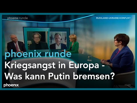 phoenix runde: Kriegsangst in Europa - Was kann Putin bremsen?