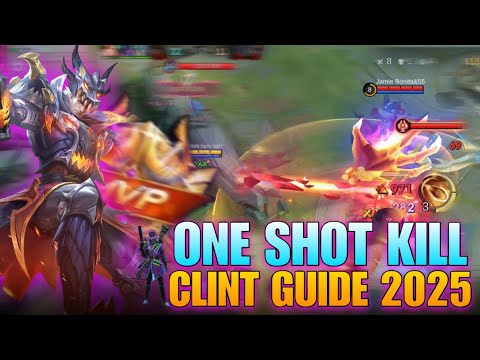 Clint One Shot Build in MLBB! 🔥 Best Marksman Guide 2025