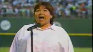Rosanne Singing National Anthem
