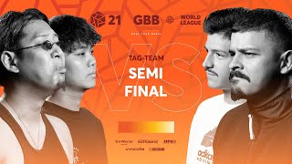 Look behind Rofu.There are members of Sarukani there.Japan is fighting together.This is the soul of Japan. - Rofu 🇯🇵 vs Rogue Wave 🇫🇷 🇨🇴 | GRAND BEATBOX BATTLE 2021: WORLD LEAGUE | Semi Final