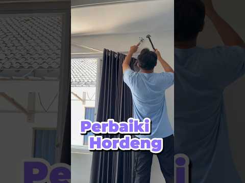 Perbaiki hordeng #minivlog #anakdesa #comedy