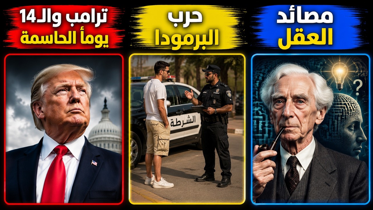 ترامب والـ14 يوماً الحاسمة |ضربة دمياط| نحن الإيرانيون|حرب البرمودا |برتراند ر