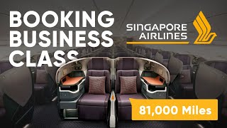 Book Singapore Airlines Business Class With Credit Card Points & Miles