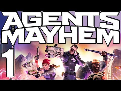 Agents of Mayhem playthrough pt1 - Assault on Babylon! Meet Hollywood