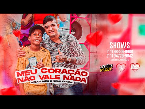 MENOR NICO E ITALO CIGANO - MEU CORAÇÃO NÃO VALE NADA (DJ CHAVOSO)