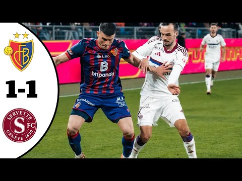 FC Basel vs. Servette FC 1-1 Swiss Super League Highlights | Basel vs. Servette