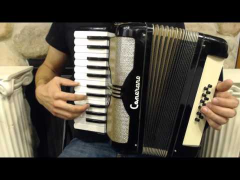 How to Play a 12 Bass Accordion - Lesson 12 - Harmonizing a Melody in C Major - Twinkle Little Star