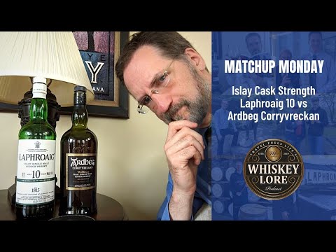 🥃 MATCHUP MONDAY // Islay Cask Strength Laphroaig 10 vs Ardbeg Corryvreckan