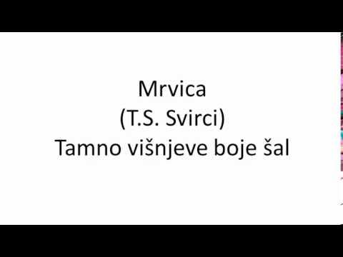 Mrvica (T.S. Svirci) - Tamno višnjeve boje šal