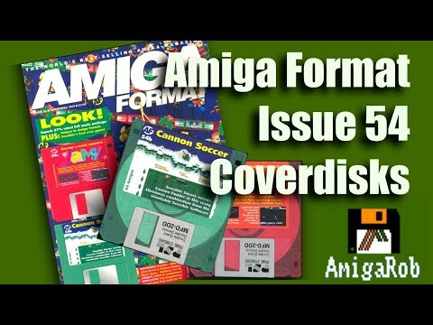 Let's Play: Amiga Format 54 Christmas 1993 Coverdisks (Cannon Soccer)