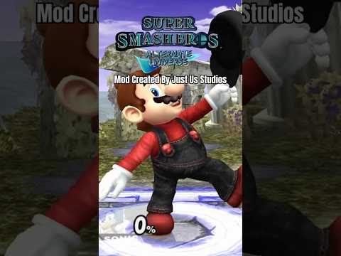 New Mario Moveset in Super Smash Bros Alternate Universe (Brawl Mod) #smashbros #mario #supermario
