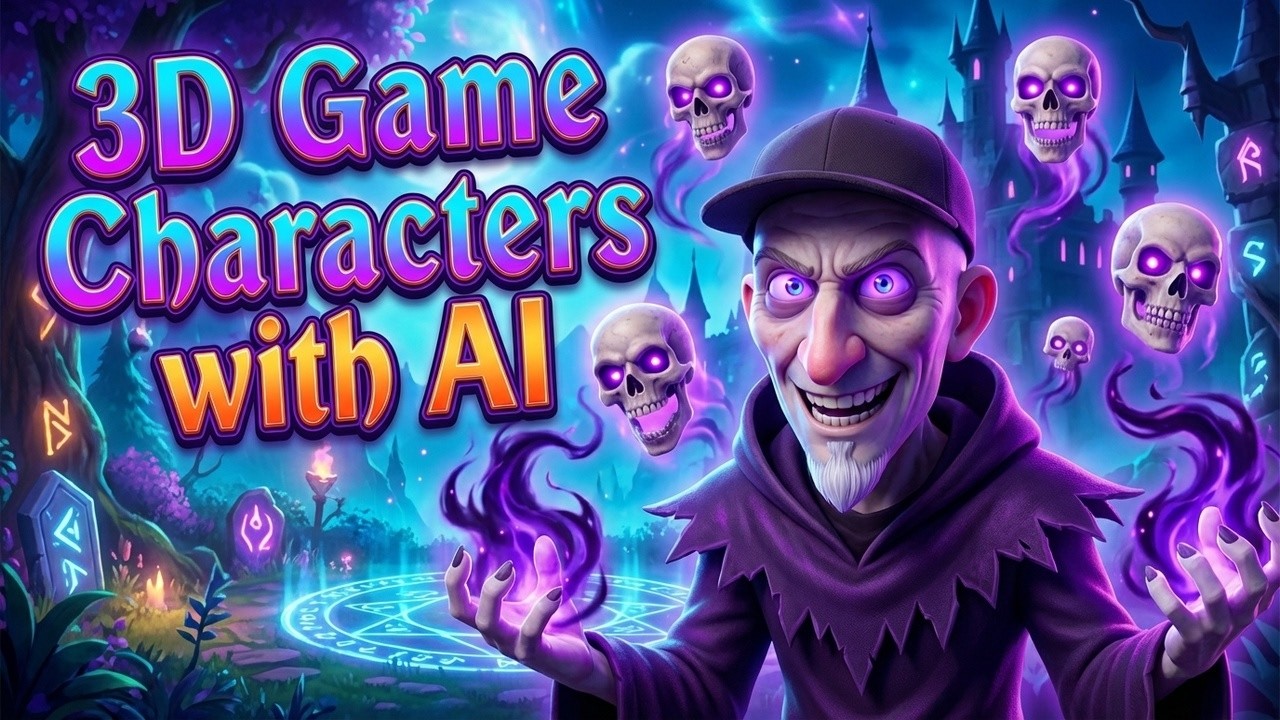 Don't Try to Make 3D Game Characters Without Watching This AI Tutorial