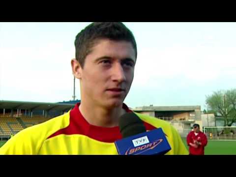 Robert Lewandowski's first interview on Polish Television (10 years of TVP Sport)