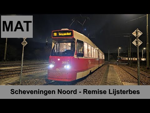 HTM MAT-rit: Scheveningen Noord - Remise Lijsterbes | HTM 3093 | 2026