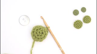 Button cover - crochet