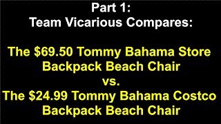 Tommy Bahama Backpack Beach Chair Comparison Review Part 1