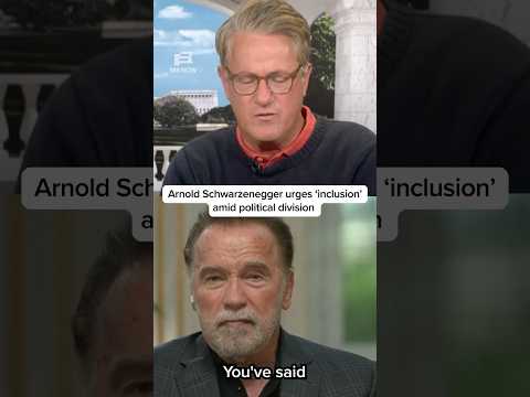 Arnold Schwarzenegger urges ‘inclusion’ amid political division