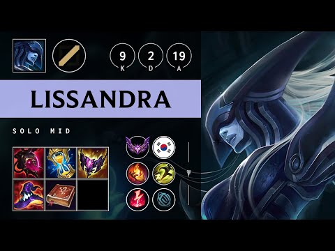 Lissandra Mid vs Zed - KR Master Patch 25.15