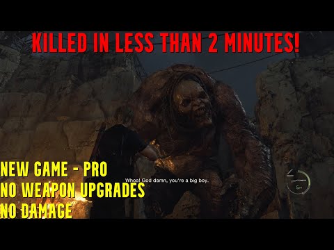 Resident Evil 4 Remake 2023 | How to Kill El Gigante in Less than 2 Minutes [NG Professional]