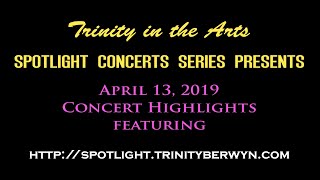 Sylvia sings Tumbleweed at Trinity Spotlight Concert