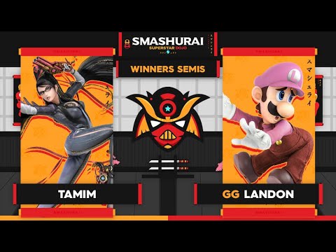 Smashurai: Superstar Dojo - Tamim (Bayonetta) Vs. GG | Landon (Luigi) Winners Semis