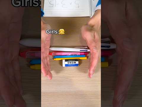 Girls vs Boys: Which one are you?✏️