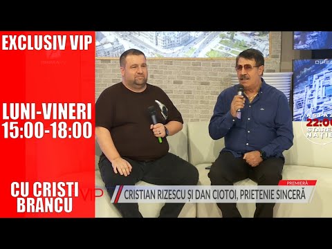 CRISTIAN RIZESCU ȘI DAN CIOTOI, PRIETENIE SINCERĂ DE MAI BINE DE 30 DE ANI