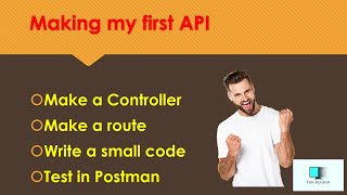 creating my first api in laravel | api development in laravel | how to get data from api in laravel